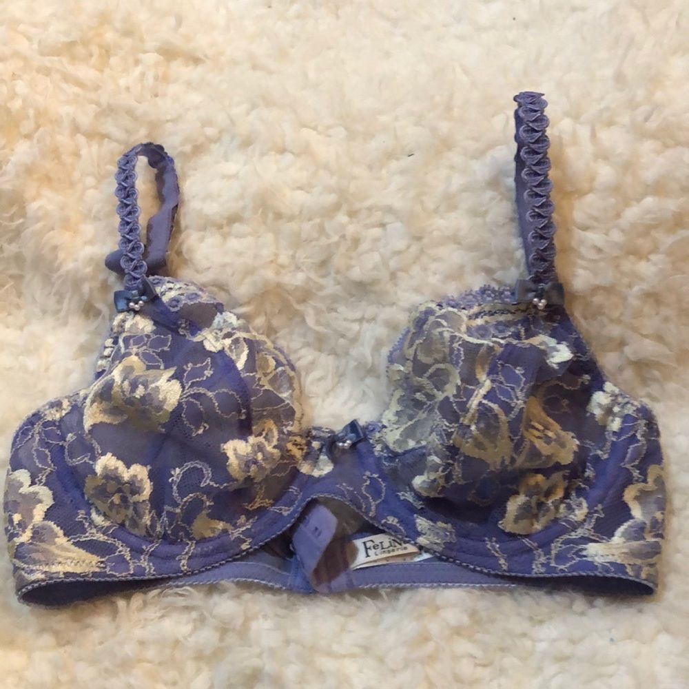 Felina Lavender lace bra 32C